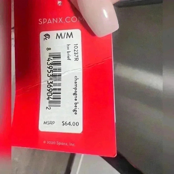 Spanx Suit Your Fancy High-Waisted Brief in Champagne Beige NEW WITH TAG - Picture 2 of 3